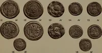 An illustration from Catalogue of the coins of the Vandals, Ostrogoths and Lombards, and of the empires of Thessalonica, Nicaea and Trebizond in the British museum (1911)