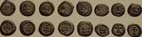An illustration from Catalogue of the coins of the Vandals, Ostrogoths and Lombards, and of the empires of Thessalonica, Nicaea and Trebizond in the British museum (1911)