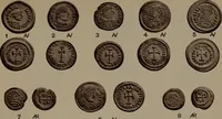 An illustration from Catalogue of the coins of the Vandals, Ostrogoths and Lombards, and of the empires of Thessalonica, Nicaea and Trebizond in the British museum (1911)
