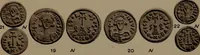 An illustration from Catalogue of the coins of the Vandals, Ostrogoths and Lombards, and of the empires of Thessalonica, Nicaea and Trebizond in the British museum (1911)