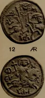 An illustration from Catalogue of the coins of the Vandals, Ostrogoths and Lombards, and of the empires of Thessalonica, Nicaea and Trebizond in the British museum (1911)
