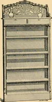 An illustration from Catalogue of the Cortland Desk Co., Lim. : manufacturers of the celebrated "economy" wall desk and the "favorite" combination desk. (1890)