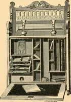An illustration from Catalogue of the Cortland Desk Co., Lim. : manufacturers of the celebrated "economy" wall desk and the "favorite" combination desk. (1890)