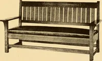 An illustration from Catalogue of Craftsman furniture made by Gustav Stickley at the Craftsman Workshops, Eastwood, N.Y. (1910)