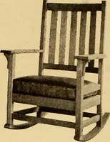 An illustration from Catalogue of Craftsman furniture made by Gustav Stickley at the Craftsman Workshops, Eastwood, N.Y. (1910)