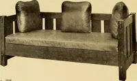 An illustration from Catalogue of Craftsman furniture made by Gustav Stickley at the Craftsman Workshops, Eastwood, N.Y. (1910)