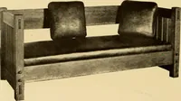 An illustration from Catalogue of Craftsman furniture made by Gustav Stickley at the Craftsman Workshops, Eastwood, N.Y. (1910)