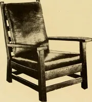 An illustration from Catalogue of Craftsman furniture made by Gustav Stickley at the Craftsman Workshops, Eastwood, N.Y. (1910)