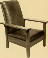 An illustration from Catalogue of Craftsman furniture made by Gustav Stickley at the Craftsman Workshops, Eastwood, N.Y. (1910)