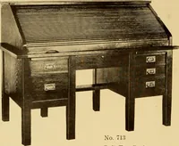 An illustration from Catalogue of Craftsman furniture made by Gustav Stickley at the Craftsman Workshops, Eastwood, N.Y. (1910)