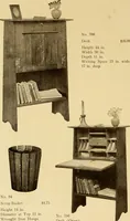 An illustration from Catalogue of Craftsman furniture made by Gustav Stickley at the Craftsman Workshops, Eastwood, N.Y. (1910)
