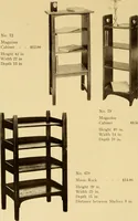 An illustration from Catalogue of Craftsman furniture made by Gustav Stickley at the Craftsman Workshops, Eastwood, N.Y. (1910)