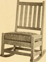 An illustration from Catalogue of Craftsman furniture made by Gustav Stickley at the Craftsman Workshops, Eastwood, N.Y. (1910)
