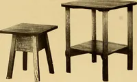 An illustration from Catalogue of Craftsman furniture made by Gustav Stickley at the Craftsman Workshops, Eastwood, N.Y. (1910)