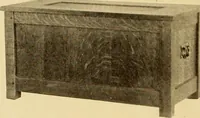 An illustration from Catalogue of Craftsman furniture made by Gustav Stickley at the Craftsman Workshops, Eastwood, N.Y. (1910)