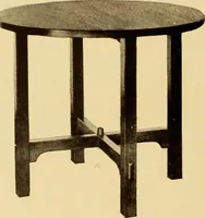 An illustration from Catalogue of Craftsman furniture made by Gustav Stickley at the Craftsman Workshops, Eastwood, N.Y. (1910)