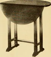 An illustration from Catalogue of Craftsman furniture made by Gustav Stickley at the Craftsman Workshops, Eastwood, N.Y. (1910)