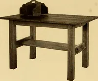 An illustration from Catalogue of Craftsman furniture made by Gustav Stickley at the Craftsman Workshops, Eastwood, N.Y. (1910)
