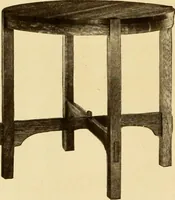 An illustration from Catalogue of Craftsman furniture made by Gustav Stickley at the Craftsman Workshops, Eastwood, N.Y. (1910)