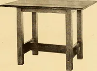 An illustration from Catalogue of Craftsman furniture made by Gustav Stickley at the Craftsman Workshops, Eastwood, N.Y. (1910)
