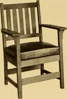 An illustration from Catalogue of Craftsman furniture made by Gustav Stickley at the Craftsman Workshops, Eastwood, N.Y. (1910)