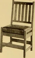 An illustration from Catalogue of Craftsman furniture made by Gustav Stickley at the Craftsman Workshops, Eastwood, N.Y. (1910)