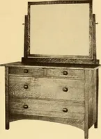 An illustration from Catalogue of Craftsman furniture made by Gustav Stickley at the Craftsman Workshops, Eastwood, N.Y. (1910)
