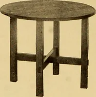An illustration from Catalogue of Craftsman furniture made by Gustav Stickley at the Craftsman Workshops, Eastwood, N.Y. (1910)