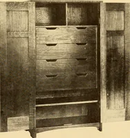 An illustration from Catalogue of Craftsman furniture made by Gustav Stickley at the Craftsman Workshops, Eastwood, N.Y. (1910)