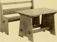 An illustration from Catalogue of Craftsman furniture made by Gustav Stickley at the Craftsman Workshops, Eastwood, N.Y. (1910)