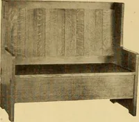 An illustration from Catalogue of Craftsman furniture made by Gustav Stickley at the Craftsman Workshops, Eastwood, N.Y. (1910)