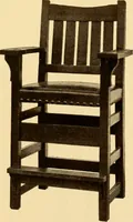 An illustration from Catalogue of Craftsman furniture made by Gustav Stickley at the Craftsman Workshops, Eastwood, N.Y. (1910)