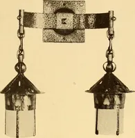 An illustration from Catalogue of Craftsman furniture made by Gustav Stickley at the Craftsman Workshops, Eastwood, N.Y. (1910)