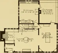 An illustration from Catalogue of craftsman furniture made by Gustav Stickley at The Craftsman Workshops, Eastwood, N.Y. (1909)