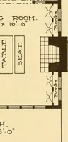 An illustration from Catalogue of craftsman furniture made by Gustav Stickley at The Craftsman Workshops, Eastwood, N.Y. (1909)