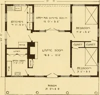 An illustration from Catalogue of craftsman furniture made by Gustav Stickley at The Craftsman Workshops, Eastwood, N.Y. (1909)