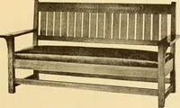 An illustration from Catalogue of craftsman furniture made by Gustav Stickley at The Craftsman Workshops, Eastwood, N.Y. (1909)