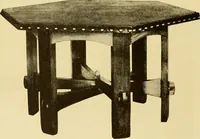An illustration from Catalogue of craftsman furniture made by Gustav Stickley at The Craftsman Workshops, Eastwood, N.Y. (1909)