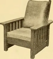 An illustration from Catalogue of craftsman furniture made by Gustav Stickley at The Craftsman Workshops, Eastwood, N.Y. (1909)