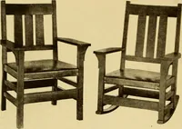 An illustration from Catalogue of craftsman furniture made by Gustav Stickley at The Craftsman Workshops, Eastwood, N.Y. (1909)