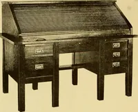 An illustration from Catalogue of craftsman furniture made by Gustav Stickley at The Craftsman Workshops, Eastwood, N.Y. (1909)