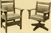 An illustration from Catalogue of craftsman furniture made by Gustav Stickley at The Craftsman Workshops, Eastwood, N.Y. (1909)
