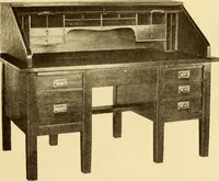 An illustration from Catalogue of craftsman furniture made by Gustav Stickley at The Craftsman Workshops, Eastwood, N.Y. (1909)