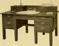 An illustration from Catalogue of craftsman furniture made by Gustav Stickley at The Craftsman Workshops, Eastwood, N.Y. (1909)