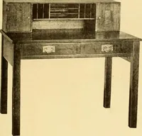 An illustration from Catalogue of craftsman furniture made by Gustav Stickley at The Craftsman Workshops, Eastwood, N.Y. (1909)