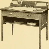 An illustration from Catalogue of craftsman furniture made by Gustav Stickley at The Craftsman Workshops, Eastwood, N.Y. (1909)