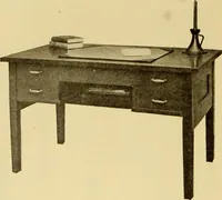 An illustration from Catalogue of craftsman furniture made by Gustav Stickley at The Craftsman Workshops, Eastwood, N.Y. (1909)