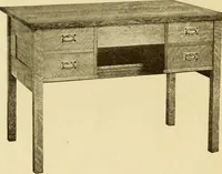 An illustration from Catalogue of craftsman furniture made by Gustav Stickley at The Craftsman Workshops, Eastwood, N.Y. (1909)