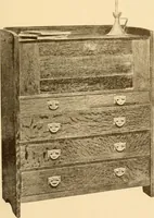 An illustration from Catalogue of craftsman furniture made by Gustav Stickley at The Craftsman Workshops, Eastwood, N.Y. (1909)