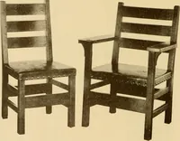 An illustration from Catalogue of craftsman furniture made by Gustav Stickley at The Craftsman Workshops, Eastwood, N.Y. (1909)
